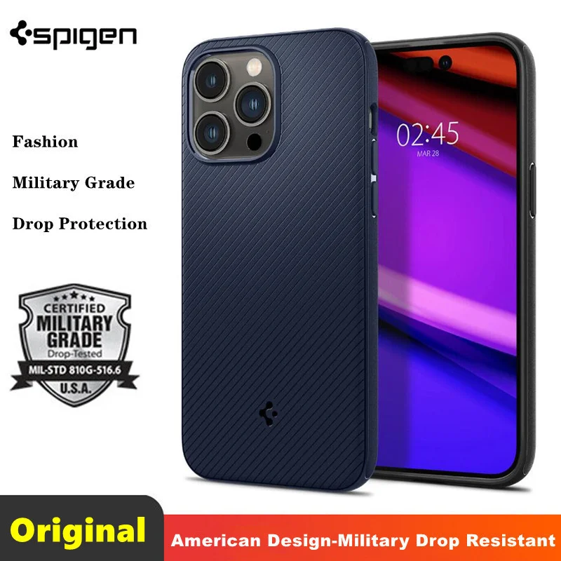 

For Apple iPhone 14 Pro Max Case / 14 Pro / 14 / 14 Plus | Spigen [ Mag Armor ] Magnetic Charger Case For MagSafe Accessories