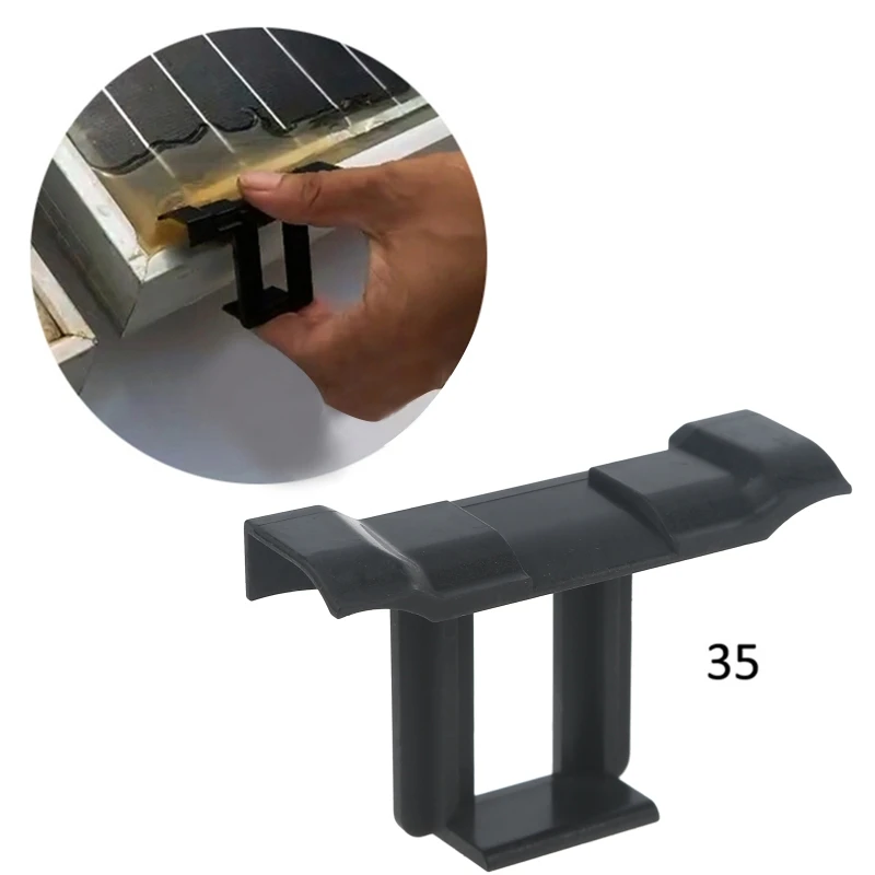 

10 Pieces Outdoor Solar Panel Water Clean Clips Anti-aging Photovoltaic Panels Water Drained Away Clip Easy to Install