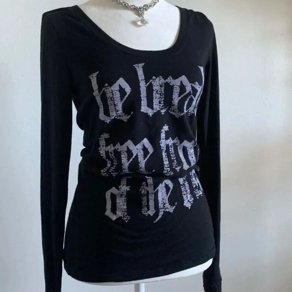 Y2k Spicy Girl классические черные футболки с буквенным принтом и длинными рукавами