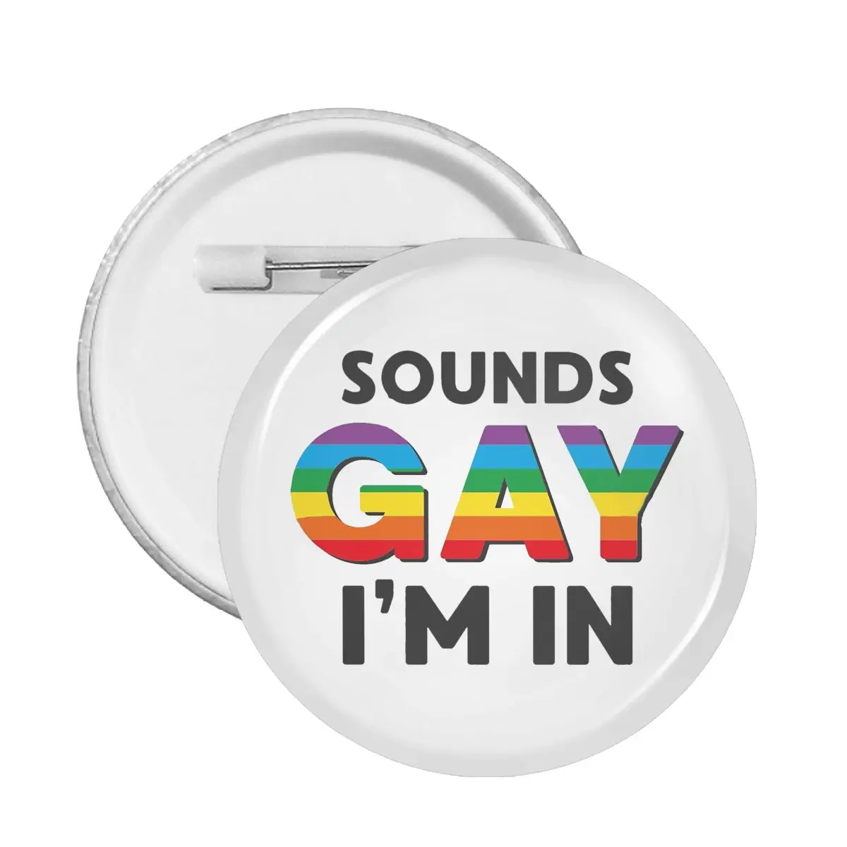 

Мужская/Женская Брошь-значок с надписью «I'm In Pin»