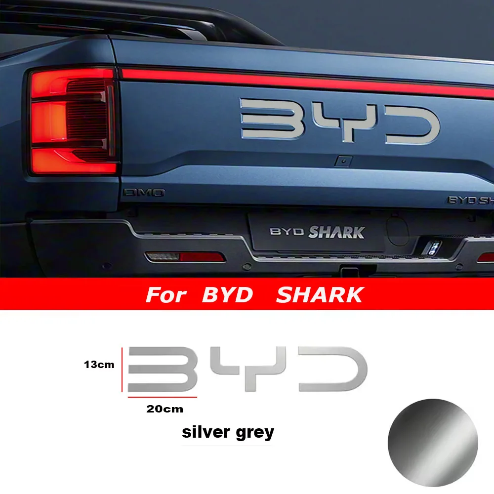 Фото 1 шт. наклейка на заднюю часть кузова автомобиля для BYD SHARK №2
