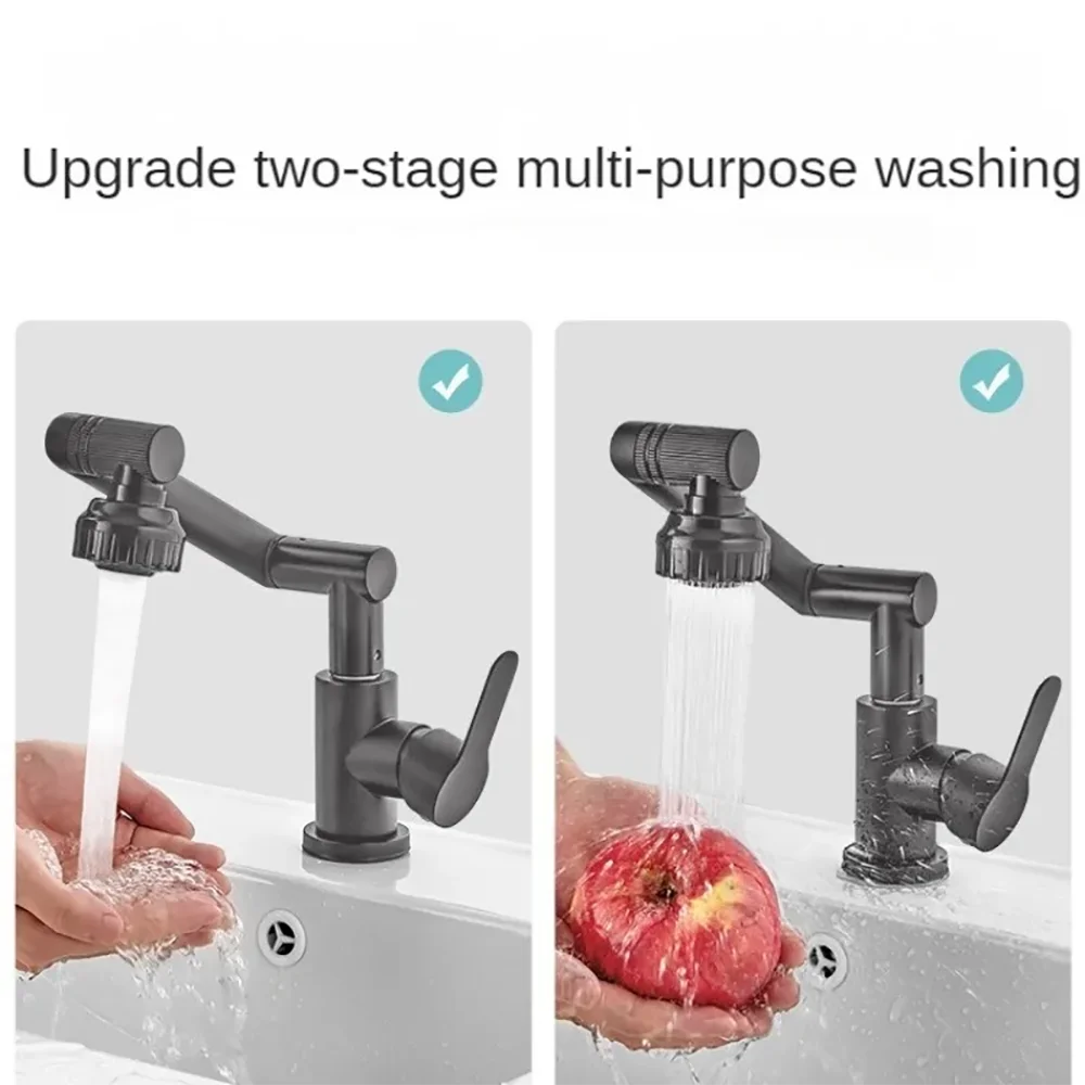 Смеситель кухонный универсальный на 1080 ° с поворотом 360