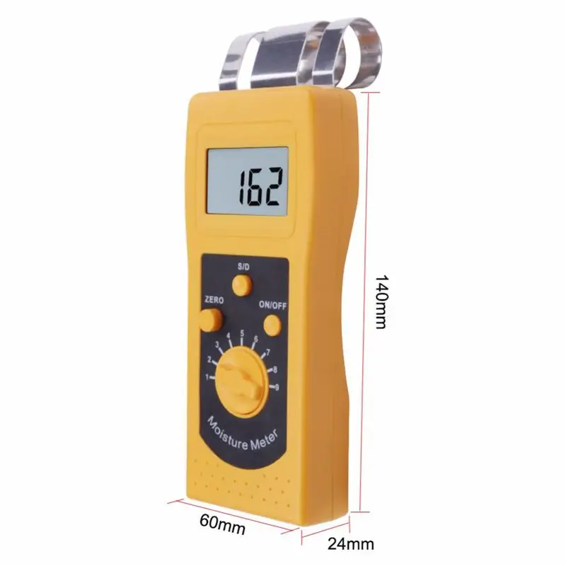 

NEW arrival DM200P Digital Paper Moisture Meter Tester 0-50% Papers hygrometer High Performance Portable
