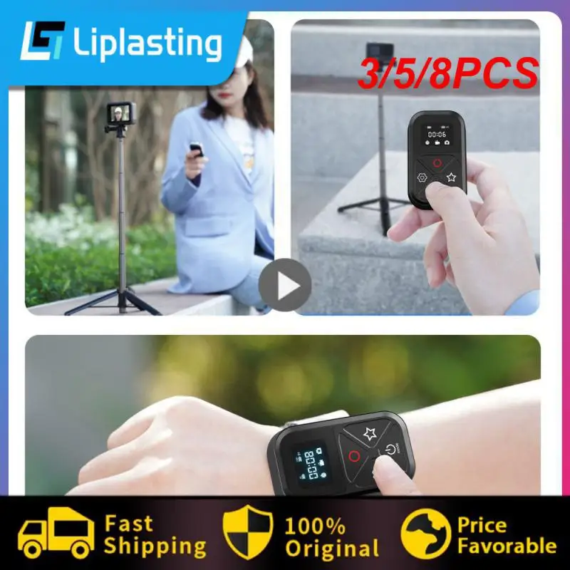 

3/5/8PCS Black Set Shortcut Key Remote Control Shutter Portable Wireless Intelligent Remote Control Wireless