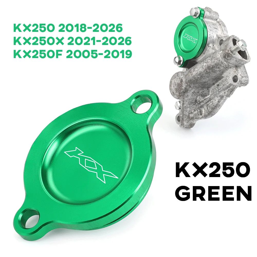 

KX250F KX450 Крышка топливного фильтра моторного масла для KAWASAKI KX250 2006 KX450F KXF KX 250 450 KX450 F/X 2024, аксессуары для мотоциклов