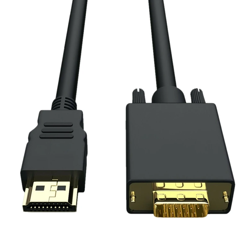 

HDMI To VGA Cable Converter Adapter For HDTV PC Desktop Monitor Video 1080P 6FT