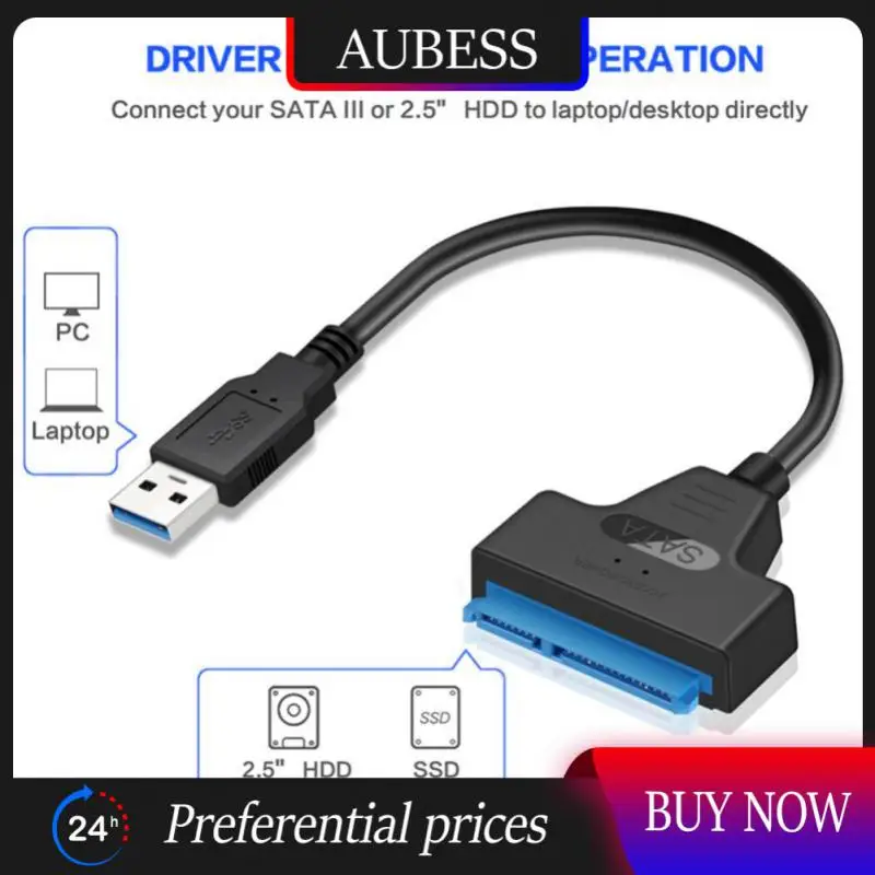 

Adapter Cable Support Usb3.0 2.0 To Sata Usb Easy Drive Cable Compatible Hard Disk For 2.5 Inch Cable Support Adapter Cable