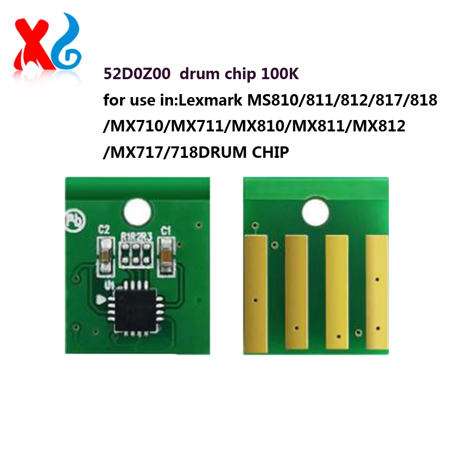 Чип для картриджа с тонером MS811dn MS711 принтера Lexmark MS811 MS810 MS812 MX710 MX711 MX810 MX811 MX812 чипы