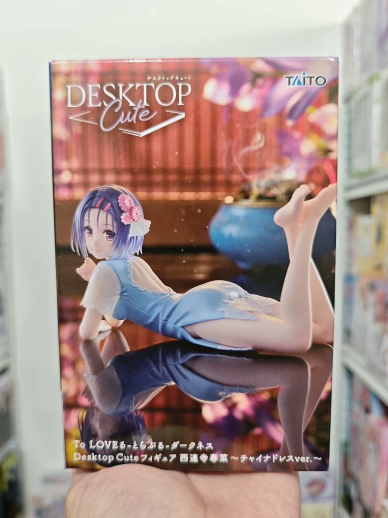 Фото Оригинальная фигурка To Love-Ru Haruna Desktop Cute Xilian Temple Spring Cuisine Cheongsam Ver. Фигурка-декор для рабочего стола для взрослых №4
