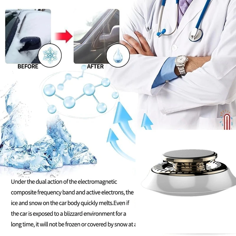 Electromagnetic Car Snow Removal Device New Antifreeze Instrument Molecular Interference