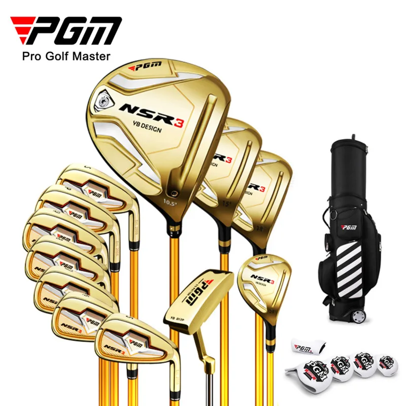 

PGM Golf Clubs NSR-3 Complete Set Clubs Men Golf Driver Wood Irons Putter R/S Flex Graphite or Steel Shaft And Bag MTG033