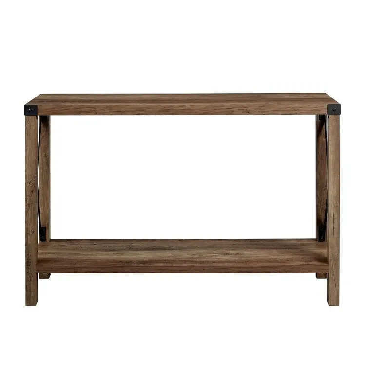 Фото Konsolen Tisch Für Denendomangs Wohnzimmer Einfaches Modernes Design Industrieller Xoangs Tisch Mit Regalen Möbel Wohnzimmer Kons №5