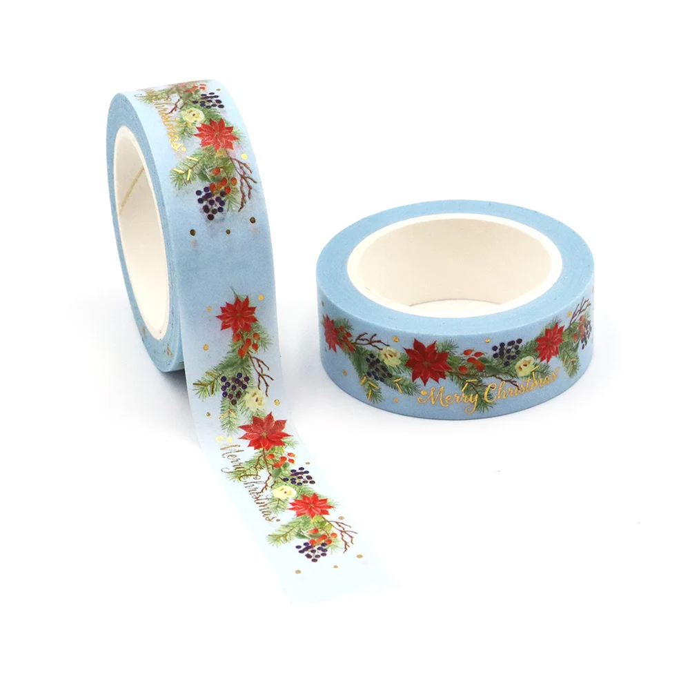 

1 шт., декоративная лента из золотой фольги, 15 х10 м