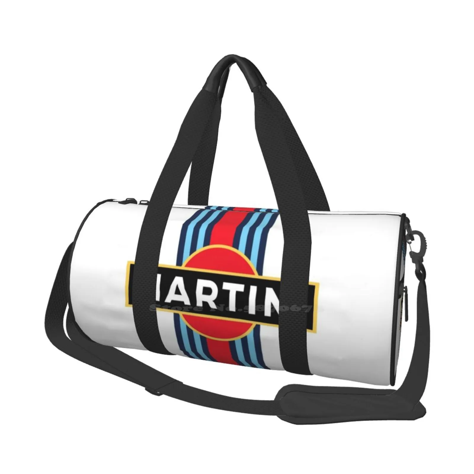 

Martini Racing Stripe Large-Capacity Shoulder Bag For Shopping Storage Outdoor I Racing Iracing Williams Willia 1 Retro Gt3