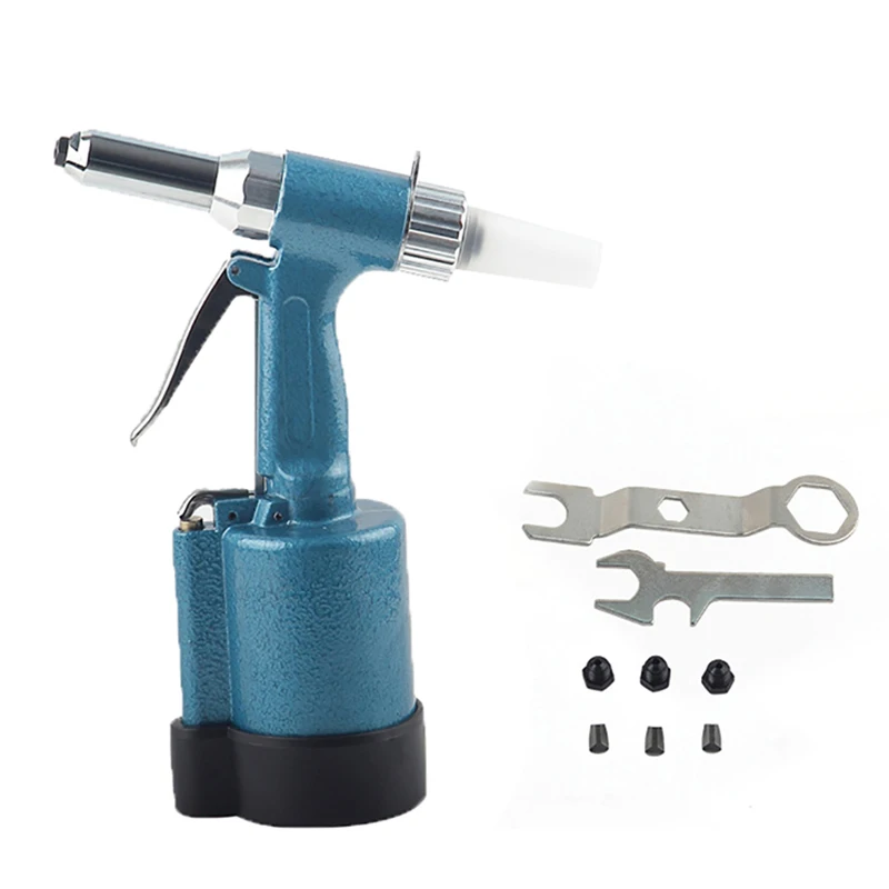 Professional Strong Pull Type 2.4-5.0MM Pneumatic Rivet Gun Pneumatic Rivet Tool Set Hardware Industrial Air Hydraulic Riveter