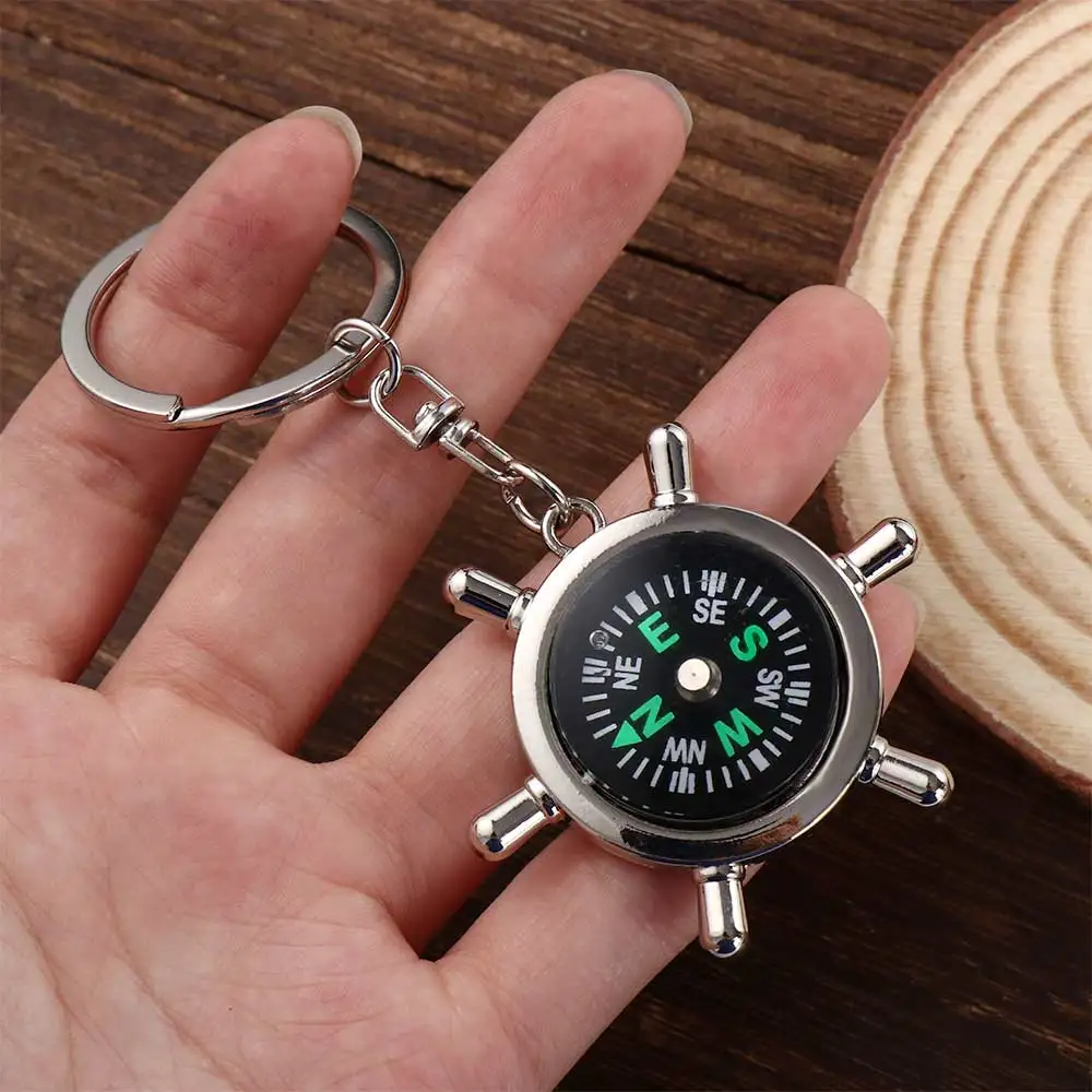 

Mini Compass Outdoor Camping Hiking Navigator Portable Keychain Survival Tool