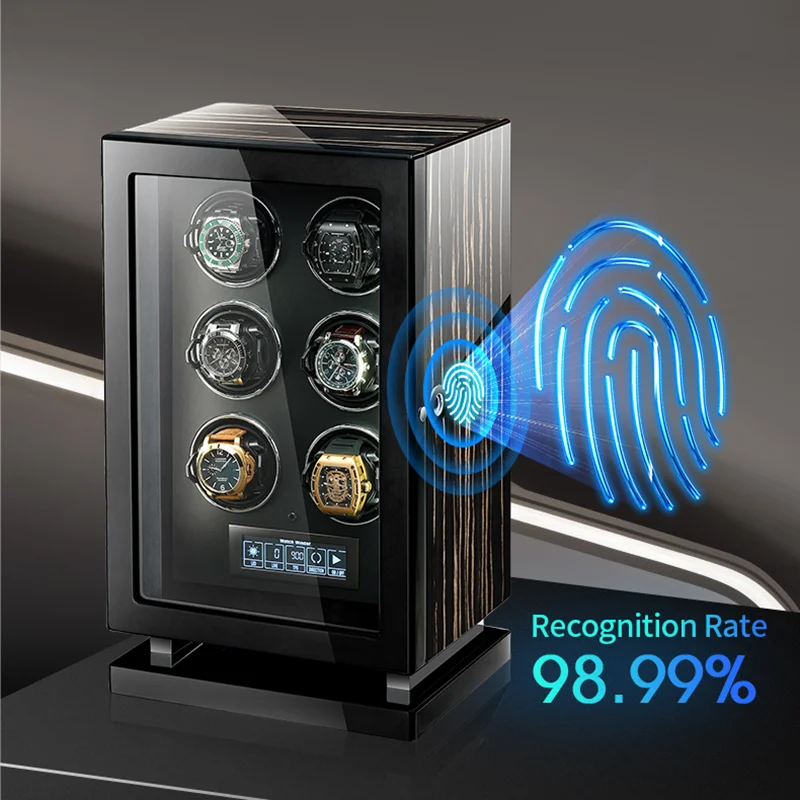 Коробка для намотки часов с 6 ячейками коробка хранения механических