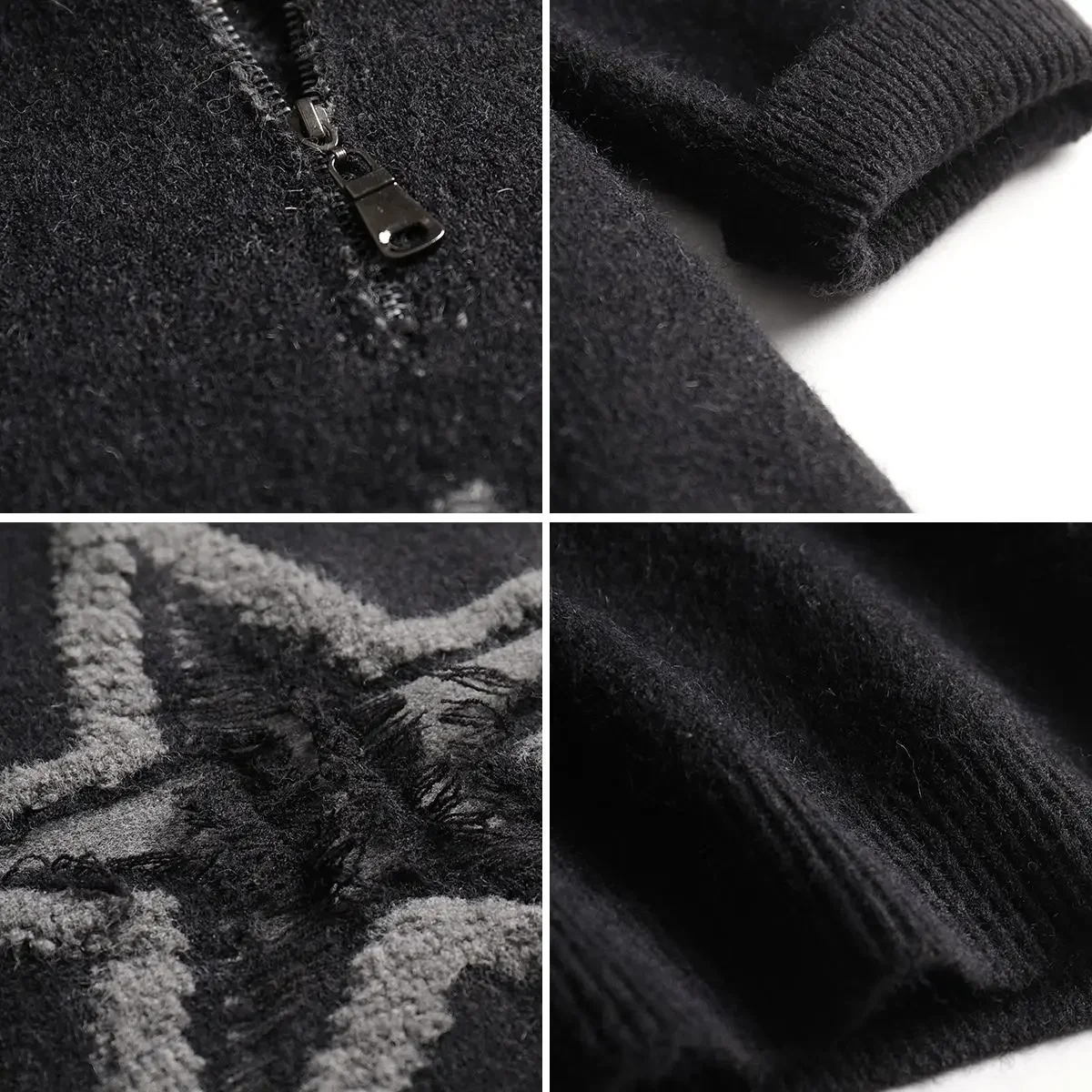 Женский трикотажный пуловер DIMANAF Трикотажный Джемпер оверсайз в английском