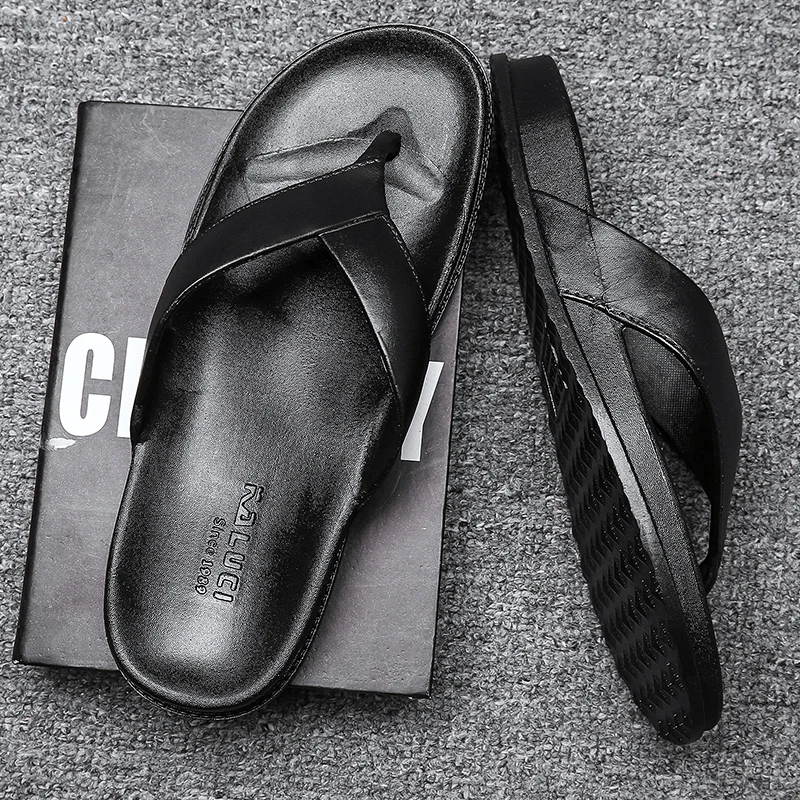 

Мужские дышащие пляжные шлепанцы, легкие тапки для дома и ванной, без застежки, летняя обувь для отдыха