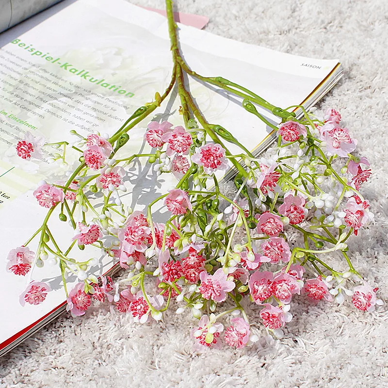Искусственные цветы Гипсофилы для дома гостиной столовой искусственные