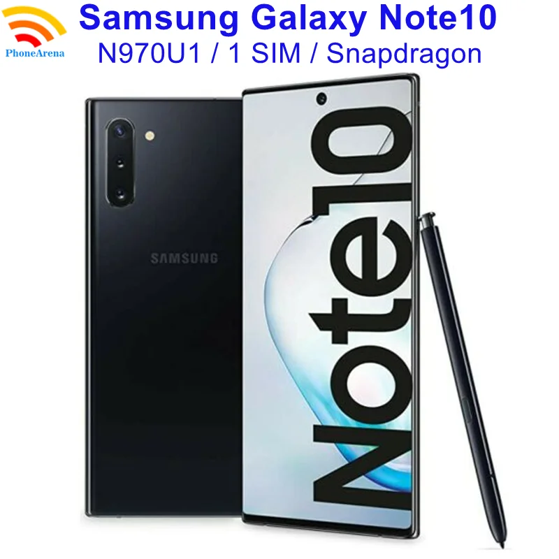 Разблокированный сотовый телефон Samsung Galaxy Note10 Note 10 N970U1 6 3 дюйма 256 Гб ПЗУ 8 ГБ ОЗУ NFC