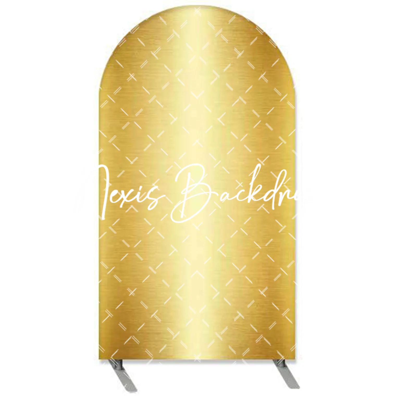 Двусторонний золотой и серебряный фон с изображением свода стопы для дня