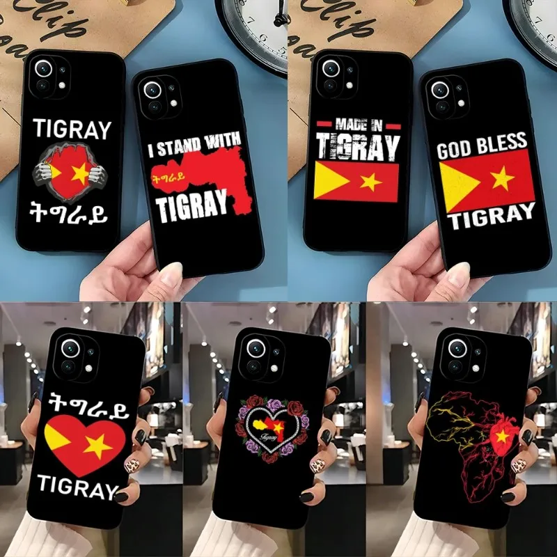 

Tigray Flag Phone Case For Xiaomi Note 10Pro POCOF3 X3 GT M3 M4Pro X4Pro Redmi Note 11 11T 11s 10 Pro Plus POCO X3Pro NFC