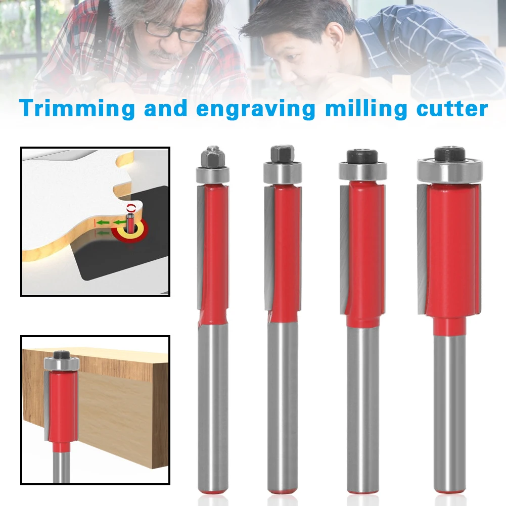 

Milling Cutter Tools Shank Bit Raised Panel Cabinet Door Router Bit Sets Rounded Milling Cutter Durable Woodworking TS2