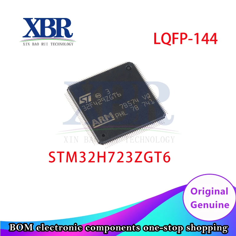 

5 шт. STM32H723ZGT6 LQFP-144 ARM микроконтроллеры-MCU высокая производительность и DSP DP-FPU, Arm Cortex-M7 MCU 1 байт вспышка