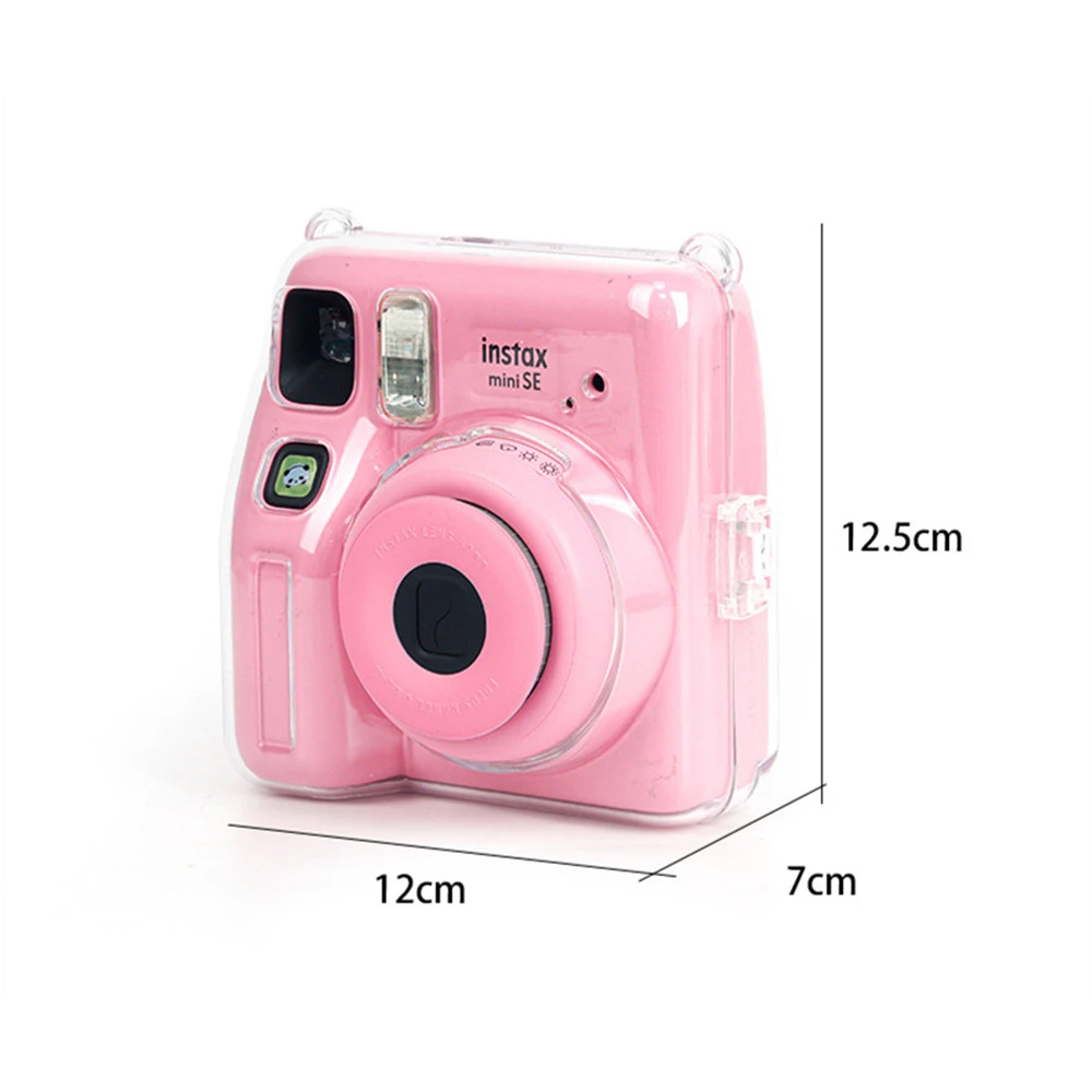 Прозрачная блестящая фотосумка для Polaroid Instax mini SE