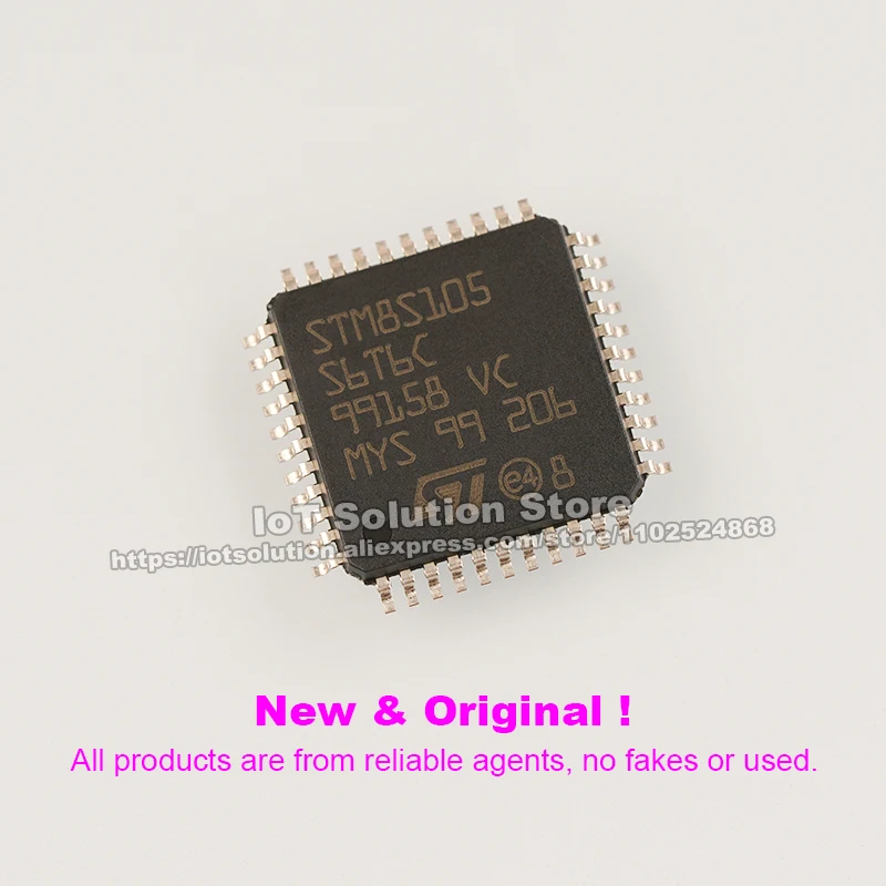 STM8S105S6T6C LQFP-44 10x10x1 4 мм STM8S105S6T6CTR