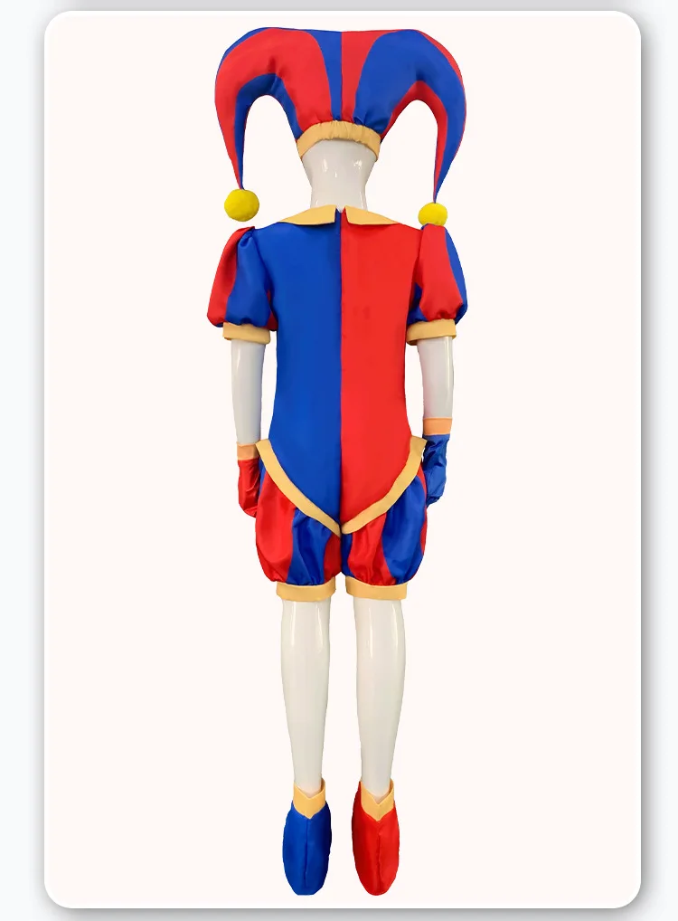 Костюм для косплея цифровой LYus Pomni взрослых и детей унисекс кружевная шляпа