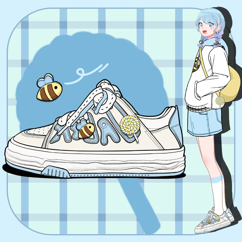 

Amy and Michael 2022 Spring Designers Trendy Sneakers Female Girls Students Casual Lace Up Breathable Flat Woman Vulcanize Shoes