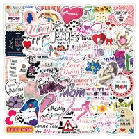 a0756 50pcs mothers day sticker happy mother day thank you sticker diy laptop luggage refrigerator skateboard toy decal gift