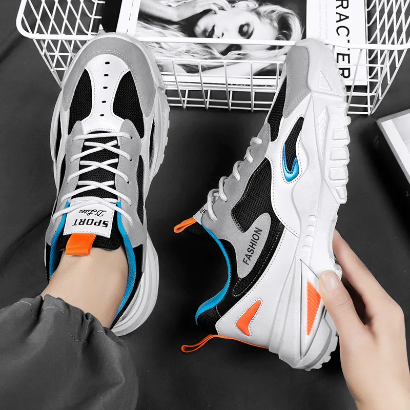 

Mens Sneakers Fashion Breathable Air Mesh Casual Shoes Lightweight Walking Sneakers Trend Men's Tennis Sports Shoes
