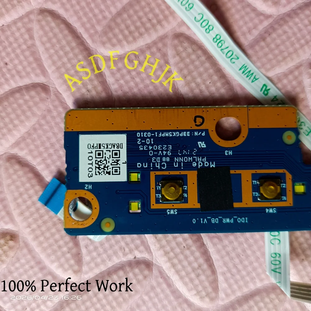 Для Schenker XMG Core15 GK5NPFO Hauptschalter Powerbutton Modul DBPGK5MPF1-0N10 ТЕСТИРОВАНО, ОК БЕСПЛАТНАЯ ДОСТАВКА (art.: 3920dcae21745) - 3920dcae21745