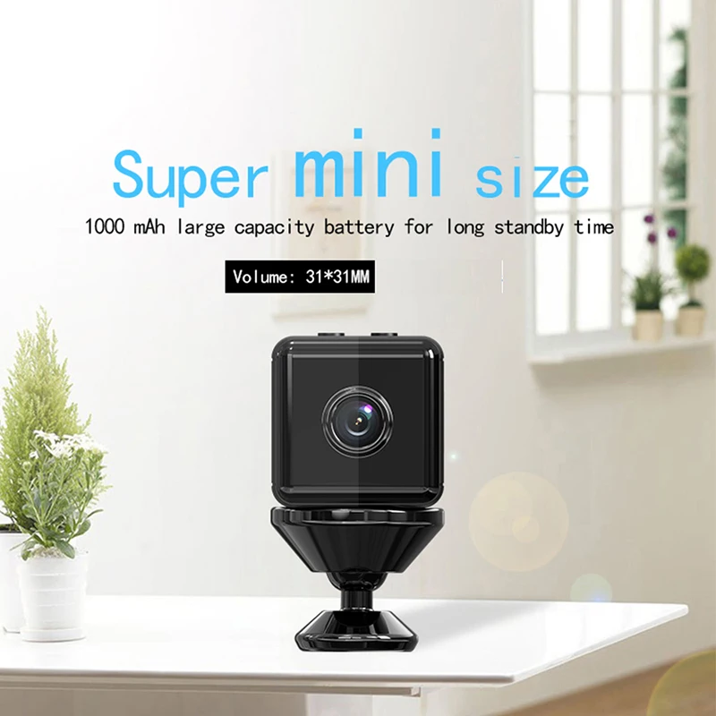 Камера F9 Wi-Fi 4K HD с диктофоном беспроводная мини-камера видеонаблюдения сетевая