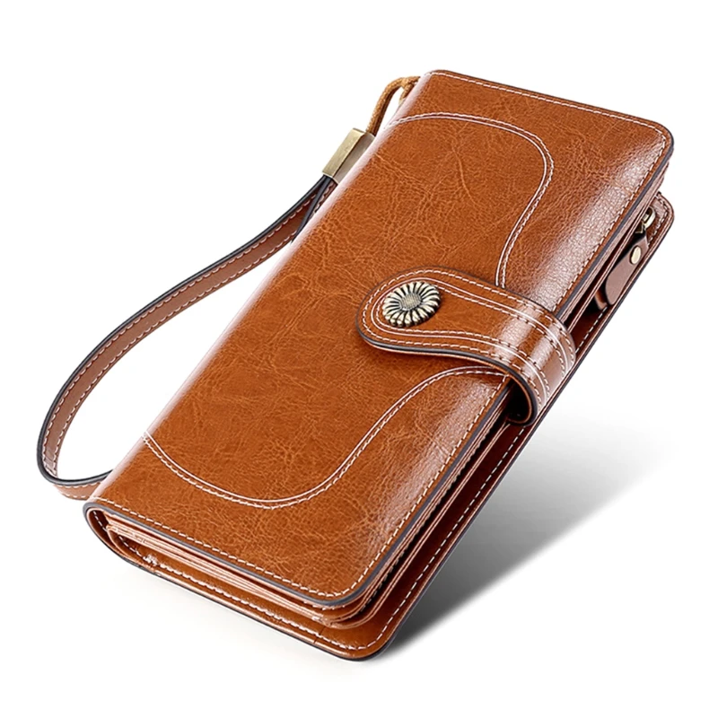 

Women Leather Clutch Long Wallet Card Holder Phone Pouch Purse Handbag Bag