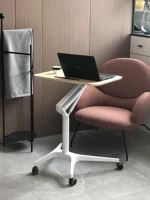 Pneumatic Automatic Lift Table Standing Sofa Bedside Movable Lazy Desk Computer Lecture Podium Table