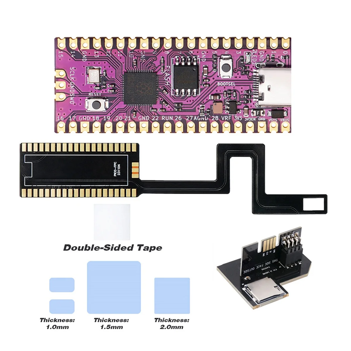 Гибкий кабель Picoboot для платы Gamecube/Raspberry Pi Pico с адаптером SD2SP2 Pro игровых