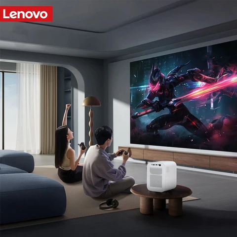 Lenovo 100S светодиодный проектор высокой четкости 4K портативный проектор с автофокусом 1920*1080 Android 650ANSI