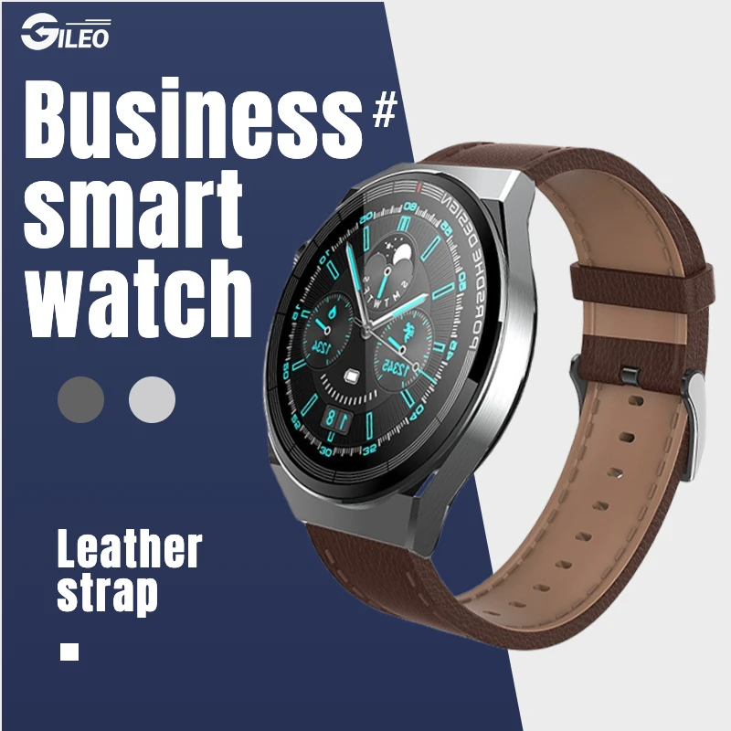 

2022 GILEO New Smart Watch Women and Men Heart Rate Monitor Health Sport Watches Life Waterproof Smartwatch