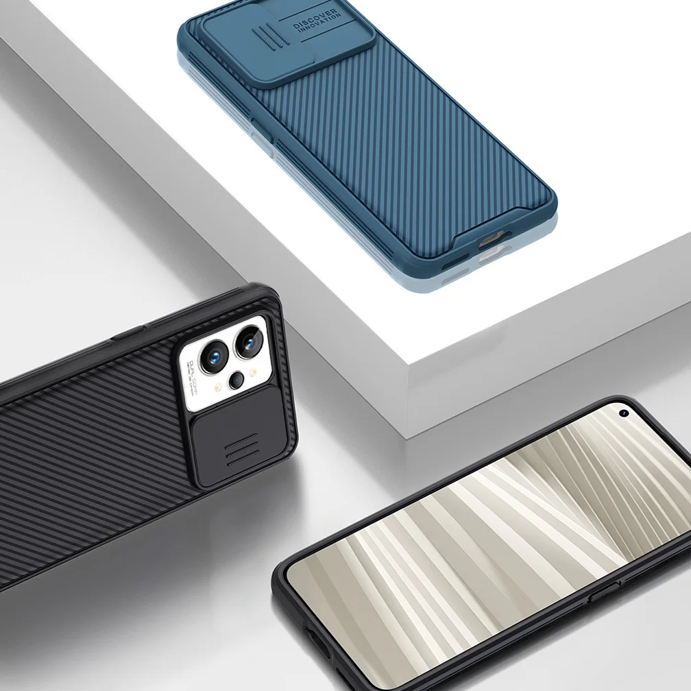for oppo realme gt 2 pro case nillkin camshield pro sliding lens shell camera protective case for realme gt 2 pro phone cover free global shipping