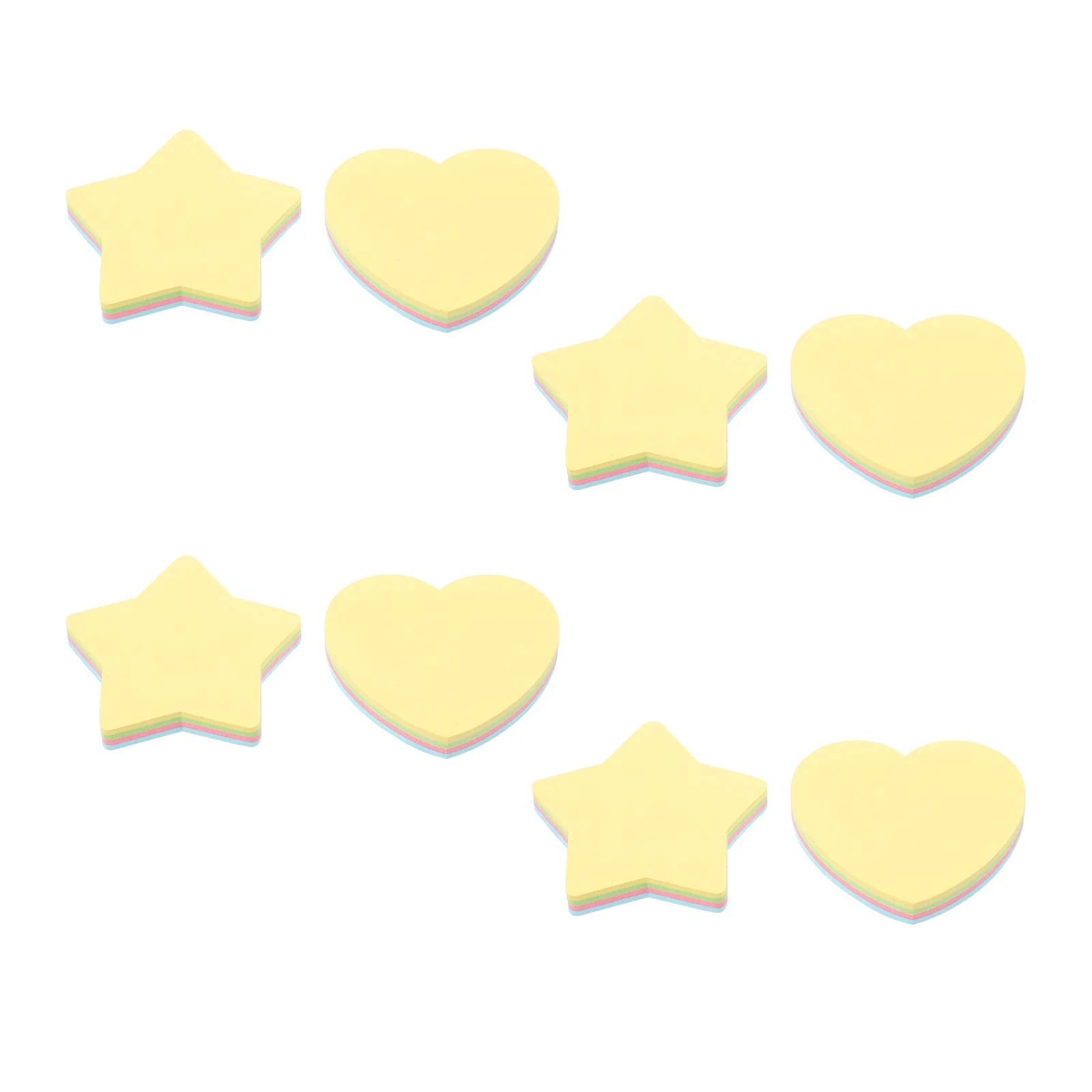 

8pcs Sticky Memo Pads Students Memo Notes Office Message Leaving Papers