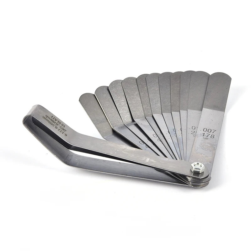 1 Набор для 16 лезвий щуп от 0 05 до мм Толщина изогнутый зазор из нержавеющей стали
