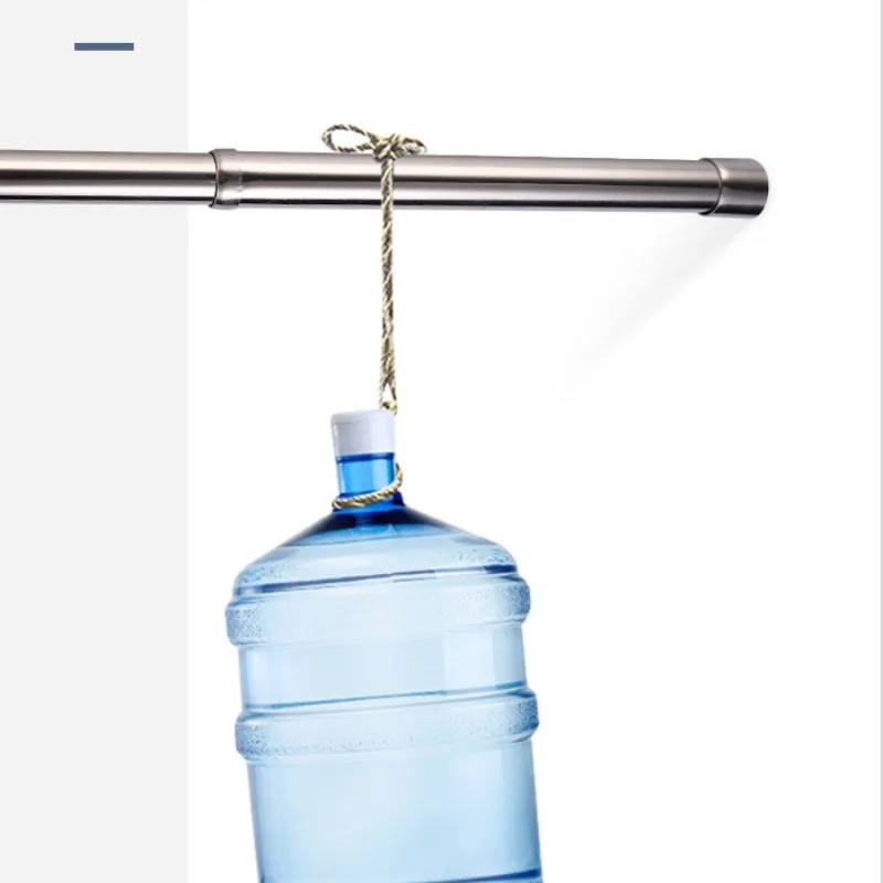 Подвесной стержень из нержавеющей стали для гардероба телескопический