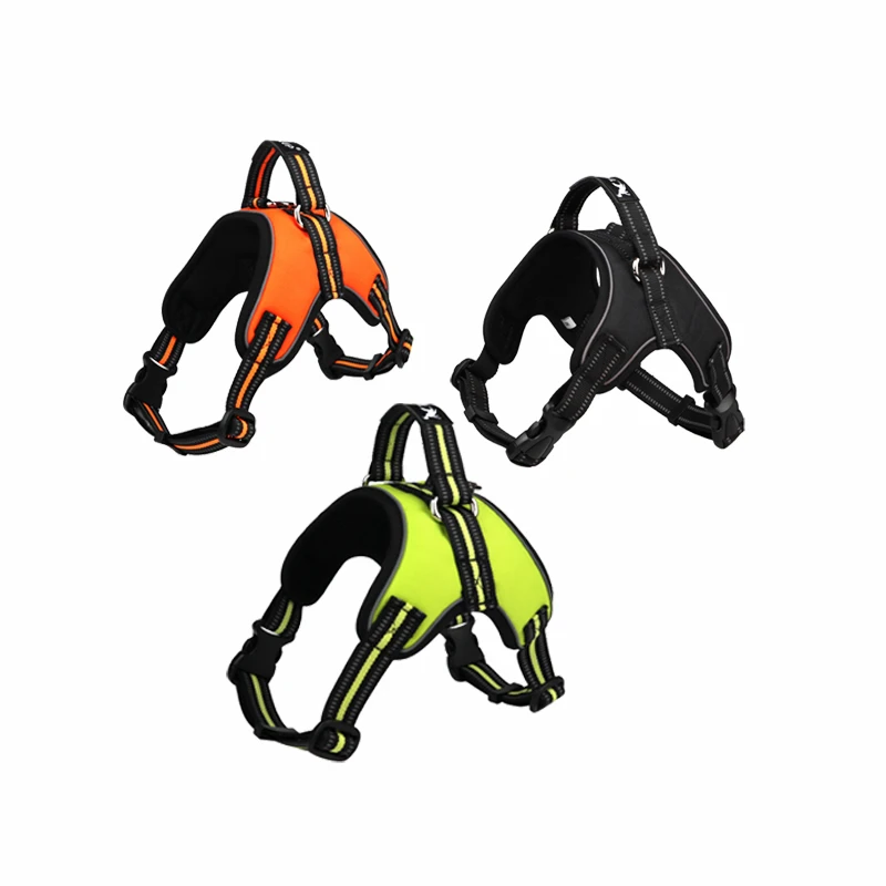 

Светоотражающая шлейка для собак, воздухопроницаемая жилетка с ручкой, для мелких и средних крупных собак