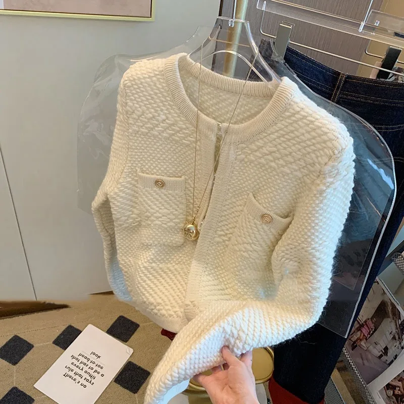 2022 Cardigan Elegant Knitting Sweater For Women