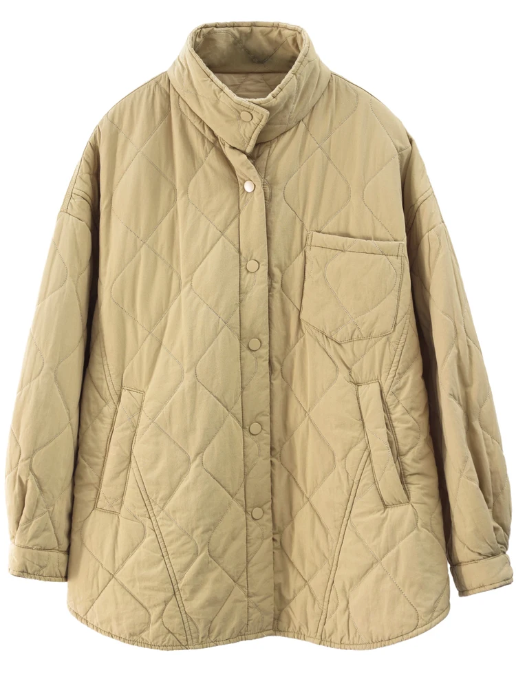 Зеленая хлопковая рубашка с ромбами Верхняя одежда хлопковой подкладкой ~ Супер