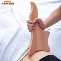 wooden gua sha massage board wood therapy massage tool lymphatic drainage cellulite massager for muscle relaxation body shaping